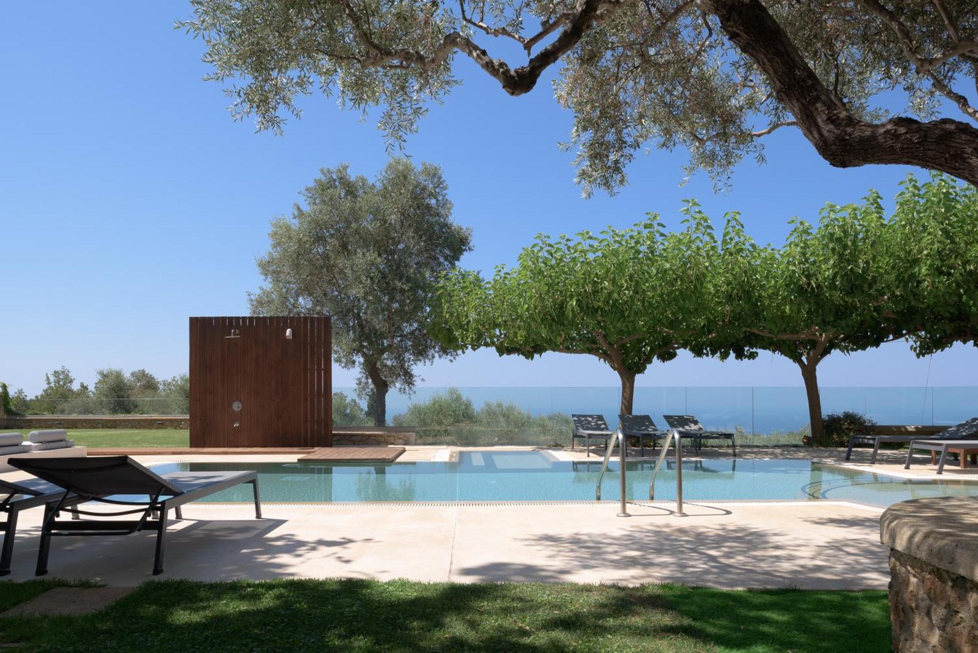Thetree Villa, With Heated Pool & Spa Whirlpool Gállos エクステリア 写真