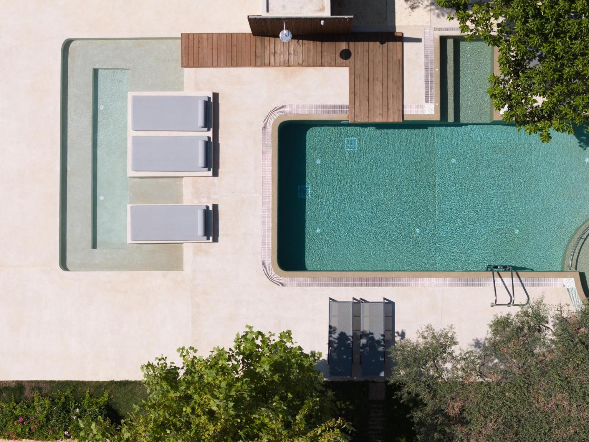 Thetree Villa, With Heated Pool & Spa Whirlpool Gállos エクステリア 写真